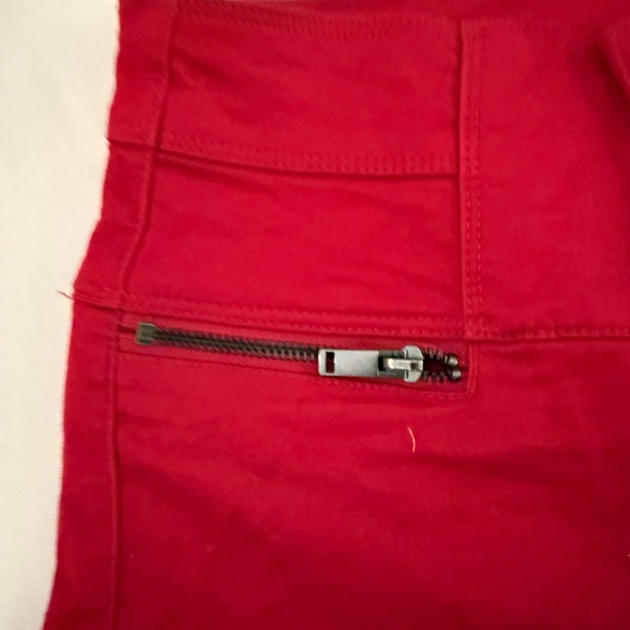 Tinseltown Women's‎ High Waist Shorts in Bold Red - Picture 2 of 7